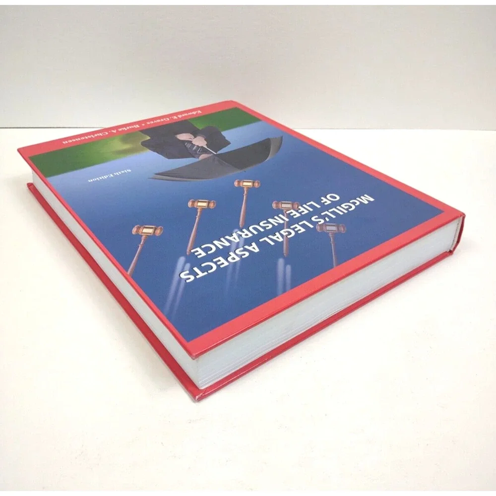 McGills Legal Aspects of Life Insurance 6th Edition 2008 Hardcover Textbook New